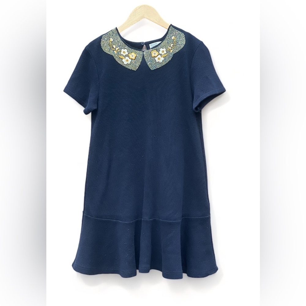 Zara Kids Collection Embroidered Sweater Dress
